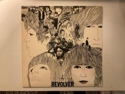 Tumnagel för auktion "Beatles Revolver /Parlophone rei. Sweden Toppex"