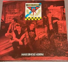 Tumnagel för auktion "The Clash - Rock The Casbah (Maxi Single) Vinyl"