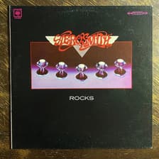 Tumnagel för auktion "AEROSMITH - Rocks 1976. RARE MADE IN MEXICO! Bästa Plattan! Prog-rock LP"