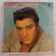 Tumnagel för auktion "Elvis Presley, Loving You, 1:st press, 1957"