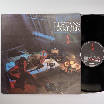 Tumnagel för auktion "LUSTANS LAKEJER Sinnenas rike LP -85 Swe Stranded Records EKO 132"