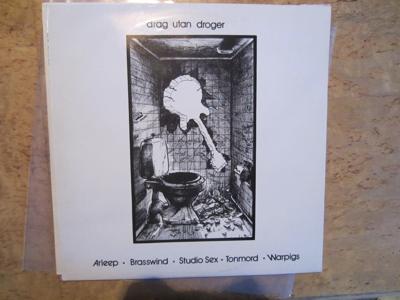 Tumnagel för auktion "DRAG UTAN DROGER, Rare, STUDIO SEX, TONMORD, WARPIGS, ARLEEP mfl"