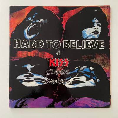 Tumnagel för auktion "V/A - Hard To Believe LP | Kiss | Nirvana | Melvins | Grunge | Originalpress"