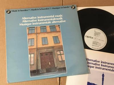 Tumnagel för auktion "V/A alternative instrumental music vol 7 LP CAPRICE CAP 1163 FLÄSKET BRINNER"