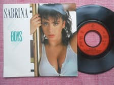 Tumnagel för auktion "7" Sabrina - Boys (Summertime Love) / Get Ready (Holyday Rock) PS France"