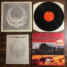 Tumnagel för auktion "MAGNUM - Wings Of Heaven 1988. RARE US PROMO WITH PRESS KIT! AOR. Prog-Rock. LP"