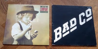 Tumnagel för auktion "BAD COMPANY 2 Lp Dangerous Age,, Uk Blues Rock /FREE/ Paul Rodgers Mick Ralphs"