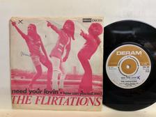 Tumnagel för auktion "THE FLIRTATIONS - NEED YOUR LOVIN' - 7" - DM 302"