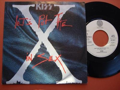 Tumnagel för auktion "Kiss.let`s put the x in sex 7""