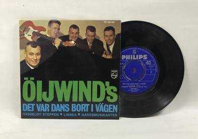 Tumnagel för auktion "ÖIJWINDS - DET VAR DANS BORT I VÄGEN - 7" EP 1963 - NM/EX-"