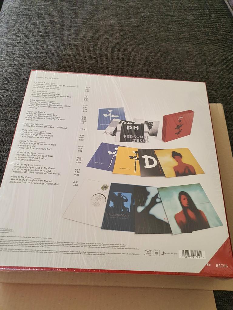 Depeche Mode Violator The 12 Singles Box Utgången Vinylkoll