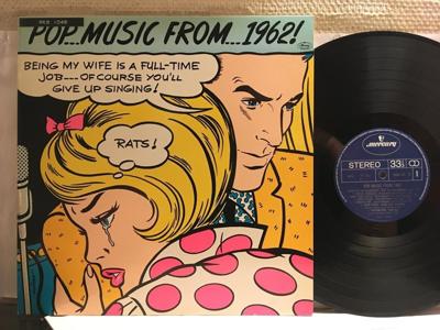 Tumnagel för auktion "POP MUSIC FROM 1962 - V/A - LICHTENSTEIN STYLE COVER"