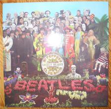 Tumnagel för auktion "Beatles  Sgt Peppers Lonely Hearts Club Band LP"