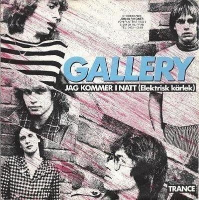 Tumnagel för auktion "Gallery - Jag kommer i natt - 1981"