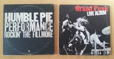 Tumnagel för auktion "2 Lp Hard Rock: Humble Pie Rockin' The Fillmore / Grand Funk Railroad Live Album"