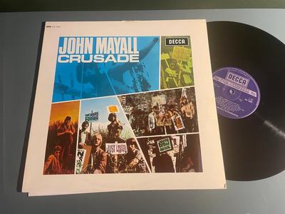 Tumnagel för auktion "JOHN MAYALL crusade UK BOXED DECCA PRESS BLUES ROCK LP"