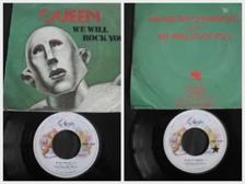 Tumnagel för auktion "Queen 7" We Will Rock You/We Are The Chapions (france rarity)"