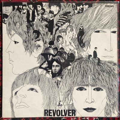 Tumnagel för auktion "Beatles Revolver dansk original"