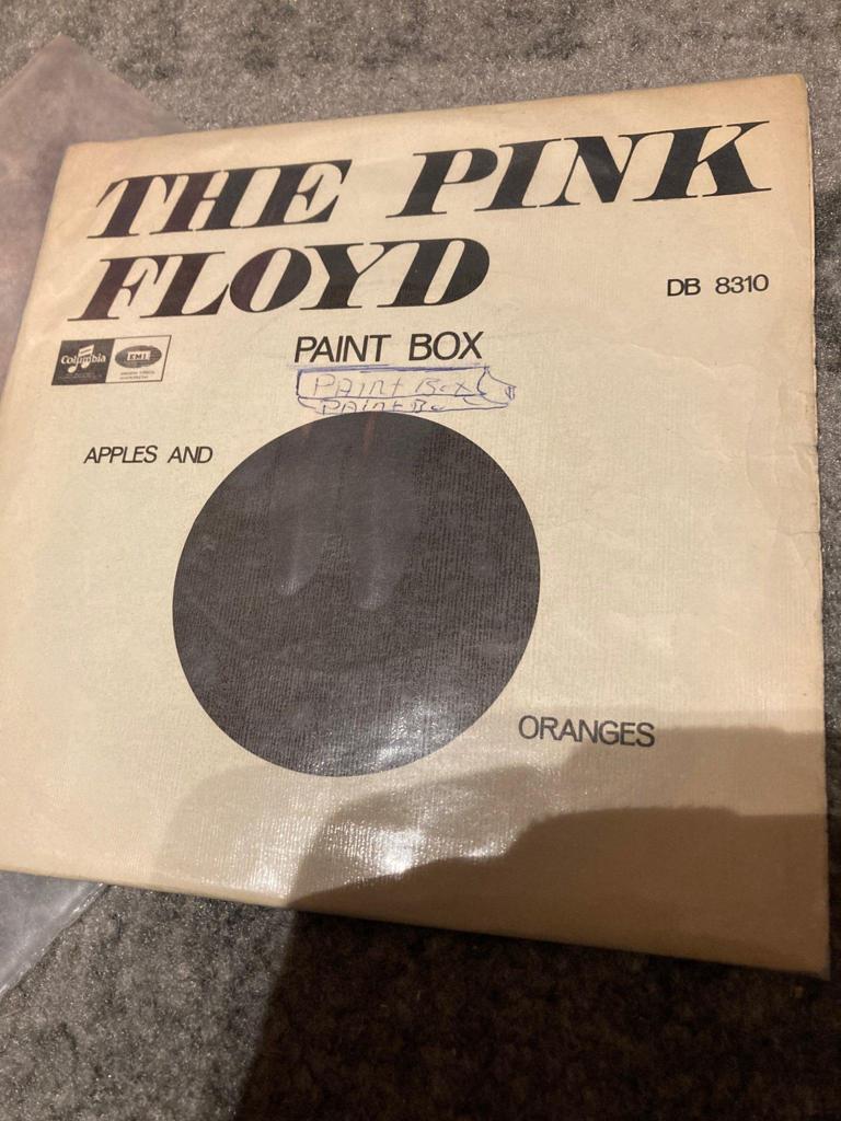 PINK FLOYD Apples and Oranges/ Paint Box DB 8310 Vinylkoll