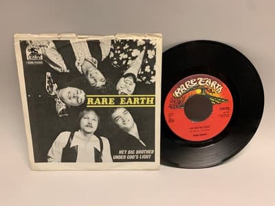 Tumnagel för auktion "7" Rare Earth - Hey Big Brother Ncb Orig-71 !!!!!"