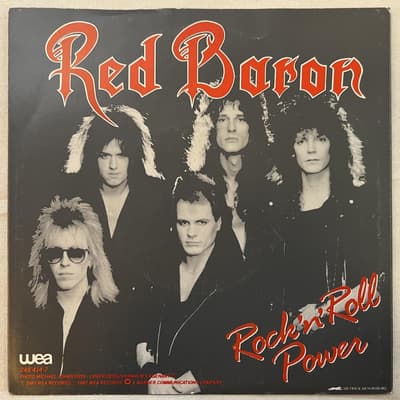 Tumnagel för auktion "RED BARON Rock 'n' Roll Power 7" -87 Swe WEA 248 414-7"