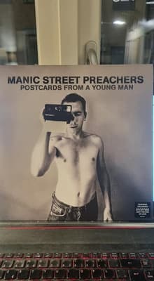 Tumnagel för auktion "Manic Street Preachers – Postcards From A Young Man"