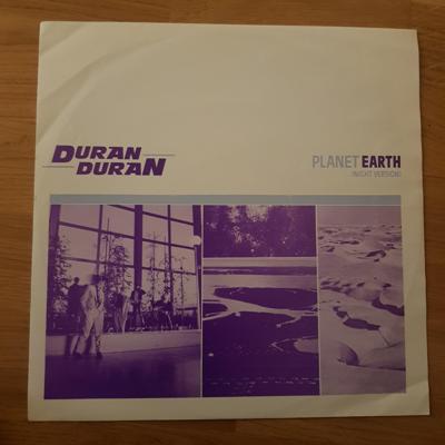 Tumnagel för auktion "Duran Duran "Planet earth/Late bar" 12" snygg"