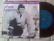 Tumnagel för auktion "JOHN LEYTON - LONELY JOHNNY/KEEP ON LOVING YOU  - 7" - SVENSK PRESS"