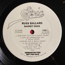 Tumnagel för auktion "RUSS BALLARD - Barnet Dogs 1980 Rare US WLP Press! AOR Prog-Rock. LP"