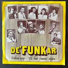 Tumnagel för auktion "DE´FUNKAR - VAKNA UPP. VINYL 7" SINGEL SVERIGE -80. FUNK / ROCK"