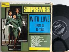 Tumnagel för auktion "The Supremes – With Love (From Us To You) - 1965 UK Press"