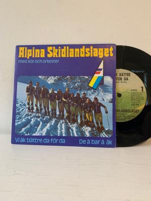 Tumnagel för auktion "Alpina Skidlandslaget - De ä bar å åk"