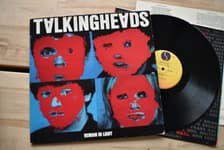 Tumnagel för auktion "Talking Heads Remain in Light LP pop rock David Byrne Brian Eno"