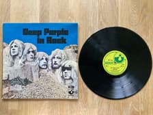 Tumnagel för auktion "DEEP PURPLE IN ROCK, LP SHVL 777, År 1970"