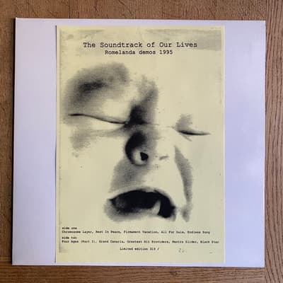 Tumnagel för auktion "THE SOUNDTRACK OF OUR LIVES - TSOOL - Romelanda Demos 1995 LP"