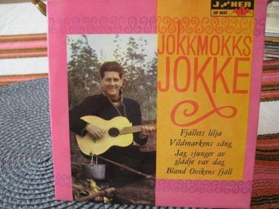 Tumnagel för auktion "EP: JOKKMOKKS-JOCKE: JAG SJUNGER AV GLÄDJE VAR DAG+3. Fr.1962.  TOPPSKICK"