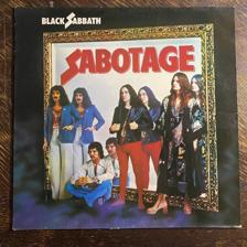 Tumnagel för auktion "BLACK SABBATH - Sabotage 1975. Made In Ireland! OZZY. Prog-rock. LP"