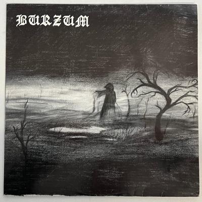 Tumnagel för auktion "BURZUM s/t LP -92 DEATHLIKE SILENCE ANTI-MOSH 002 ** ultra rare black metal **"