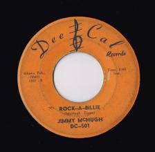 Tumnagel för auktion "JIMMY McHUGH * ORIGINAL US- SINGEL * ROCK-A- BILLIE / LONG WALK * ÅR 1961 *"