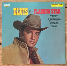 Tumnagel för auktion "Elvis Presley - Sings Flaming Star LP (rock pop sväng vinyl)"