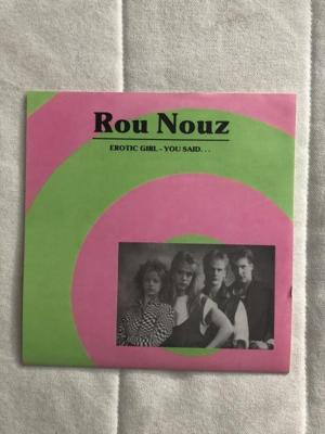 Tumnagel för auktion "7" ROU NOUZ - Erotic Girl - DIY Swe 1987"