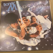 Tumnagel för auktion "Vinyl LP, Boney M, Nightflight to venus, Hansa musik 1978"