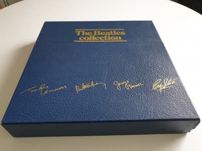 Tumnagel för auktion "Beatles Lp Box Fint Skick"