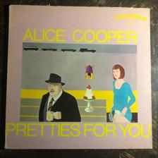 Tumnagel för auktion "ALICE COOPER - Pretties For You 1969. US STRAIGHT PRESS! KISS FRANK ZAPPA. Progg"