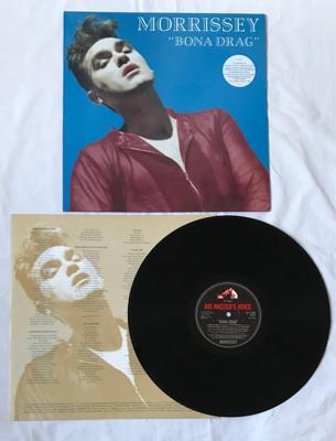 Tumnagel för auktion "Morrissey Bona Drag UK originalutgåva HMV Vinyl LP The Smiths"