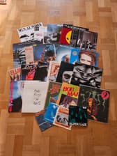 Tumnagel för auktion "Vinyl / LP Skivor - Blandat Rock , Pop m.m. Ca 20st"