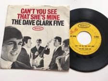 Tumnagel för auktion "The Dave Clark Five Can’t you see that she’s mine / No time to loose USA-press"