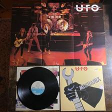 Tumnagel för auktion "UFO - Mechanix 1982. Rare Swedish Original With Poster! Prog-rock. LP"