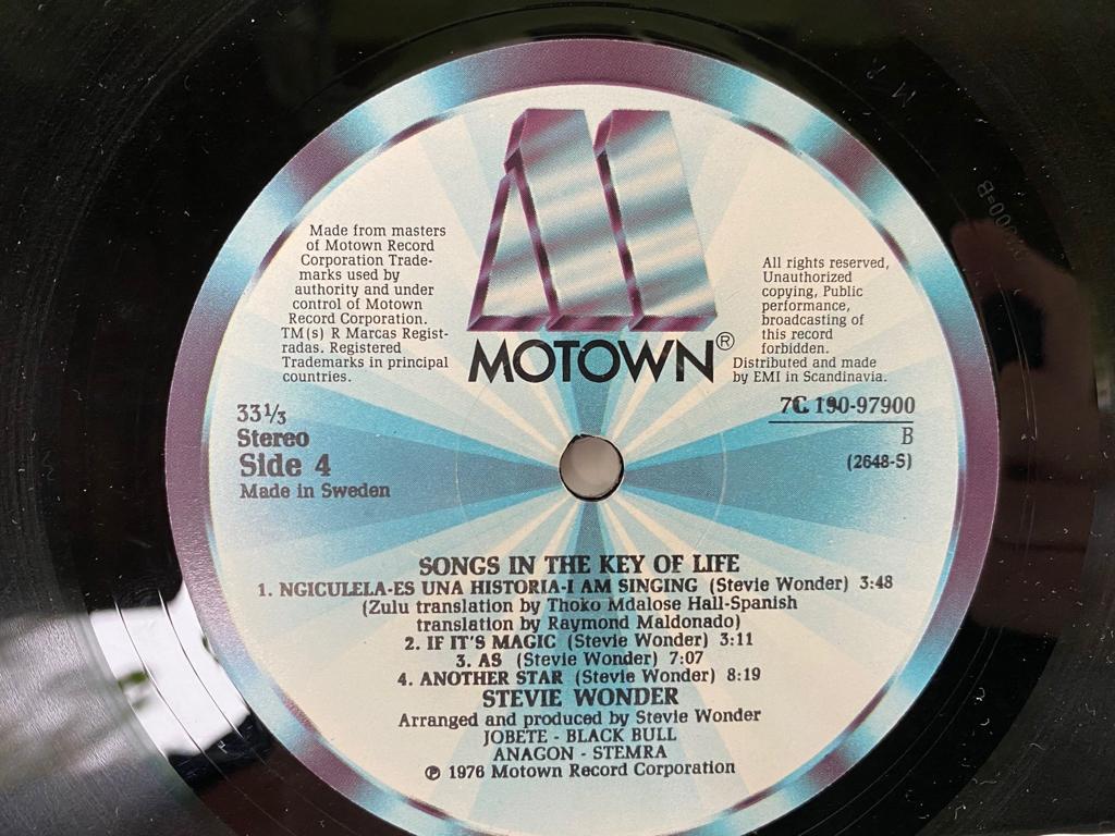 Stevie Wonder ”Songs In The Key Of Life”! - Vinylkoll