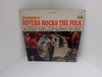 Tumnagel för auktion "Johnny Rivers Rocks the folk"